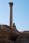 An approximately 27m red Aswan granite column with a circumference of 9m, was constructed in honor of the Emperor Diocletain, but mistakenly thought as the burial place of the Roman general Pompey, hence the name.