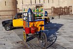 A cart selling drinks, outside Fort Qaitbey
