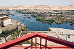 View of the Nile from the balcony of my room