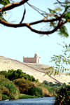 Aga Khan Mausoleum, it was built by his wife after his death since he loved Aswan so much.