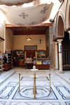 Inner courtyard of the Hanging Church, usually filled with sellers of taped liturgies and vidoes of the Coptic pope.
