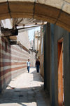 After this, we had more alleyways and intersections before approaching the Church of St. Sergius