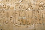 Paintings on Passage of Victory: Horus was setting off to battle Seth, his father's murderer.