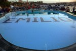 The pool. Only the middle part is "deep".