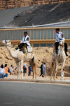 Tourist police on camels.. looks cool.. have to take a good photo (sneakily)