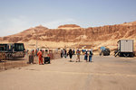 Entrance to the temple compound. The truck on the right is the mobile toilet (you don't want to get in there)