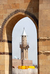 One of the 3 minarets of the mosque