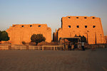Temple of Amun after it is closed for the day