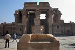 The Temple of Kom Ombo is actually a dual temple of Sobek and Haroeris. As you can see, there are twin entrances on the left and the right.