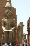 Statue of Ramses II (left)