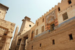 14th century Mosque of Abu al-Haggag. The entrance is on the other side.