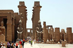 Great Court of Ramses II. More statues of himself! (standing and sitting)