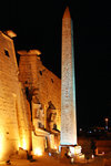 Luxor temple at night