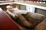 The main highlight of the musuem is the magnificent fallen colossal limestone statue of Ramses II