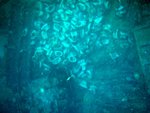 The spills of the shipwreck Yolanda: Hundreds of toilet bowls.
I think even Johnny Depp would not be interested in looting this ship!