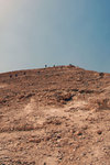 These people are trying to hike from the Valley of the Kings to the temple of Hatsheput which is on the other side of the valley. With this heat this definitely looks like a suicide!