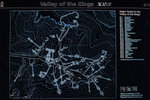 The Valley of the Kings: THE entire map - includes the sizes and shapes of all the tombs