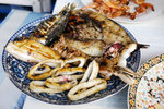 A mixed grill of sardines, soles and squid ring... i had never eaten so many fishes in one meal before (willingly)