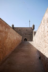 Climbing up the Sqala (Sea Bastion) du Port
