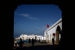 Leaving the port - further up front is the market hall where the fish auction is held