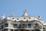 Roof of Casa Mila, viewed from the street down below