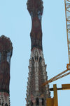 Each spire is topped by Venetian mosaics