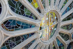 The main stained glass window, Sagrada Familia