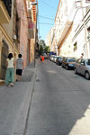 Path to the back entrance of Parc Guell -- yes it is really THAT steep! (oh yes we like to enter from the rear :P)