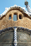 Gate house at the entrance of Parc Guell
