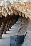 The corridor that looks like the month of a monster, Parc Guell