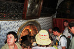 Visitors queuing up to descend to the Grotto of the Nativity