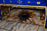 The Grotto of the Nativity - the silver star is set over the spot where Christ is said to have been born.