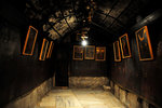 Inside the Grotto of the Nativity, looking back towards the entrance.
