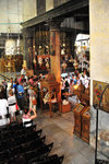 You can see painted columns here (30 out of 44 columns carry crusader paintings)