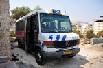 This is the bus 21. The transport that will take you back to Jerusalem