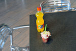 2/9 Late Lunch - Cafe at Yad Veshem, it was so late that the cafe was closing before I grab these. Ice cream + Fanta (NIS 24)