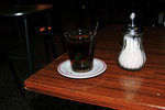 5/9 late drink - Mint Tea (NIS 5) at Hebron Hostel, the place was too hot to enjoy the tea (or anything)