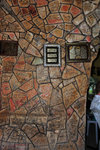 Hebron Hostel - Lots of graffiti on the wall, was really the hottest place around! (because there was no air-con)