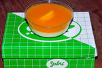 11/9 late lunch at 5pm - Orange pudding bought in Jabri - Yuck~ Looks could be deceving. (JD 1.55)