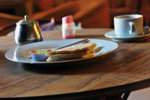 12/9 breakfast - After indulging breakfast down south, we were back to simple breakfast again~ (Inclusive of the room charge)