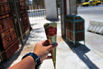 12/9 lunch - Icecream cone, all I could get during the Ramadan daylight in Jerash (JD 1) and I had to eat it discretely to show respect to those who envyed me while fasting