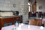 The restaurant inside Lutheran Guest House. Everything was self-serviced.
