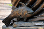 The fish is now his symbol. Ah yes, we had the St. Peter's fish at lunch (what a tourist gimmick)- Check out the meals album