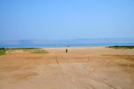 Yes, the Sea of Galilee is not small. This is also the sea where it is mentioned many times in the Bible, including the most famous miracle 'Jesus walks on water'. (Mark 6:45-52)