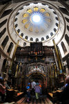 In the center of the Rotunda is the chapel called the Aedicule, which contains the Holy Sepulchre itself. (Place where Christ rose from the dead) Luke 24: 1-2