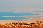 Overseeing the Dead Sea from the top - Spectacular!