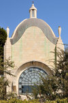 This gigantic stain glass window offers a magnificent view of Jerusalem when seen from inside. While I was visiting they were holding an afternoon mass and was actually saying the Lord's Prayer (and in English as well!)