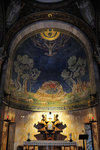 Above the altar at the centre apse is a painting showing Jesus in Agony being Consoled by an Angel