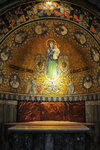 One of the 6 side-chapels in the church. This chapel depicts Mary holding child Jesus, surrounded by Bavarian bishops.