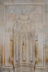 In the 16th CE, after the Turks captured Jerusalem, the room was transformed into a mosque in memory of the prophet David. This is the mihrab.